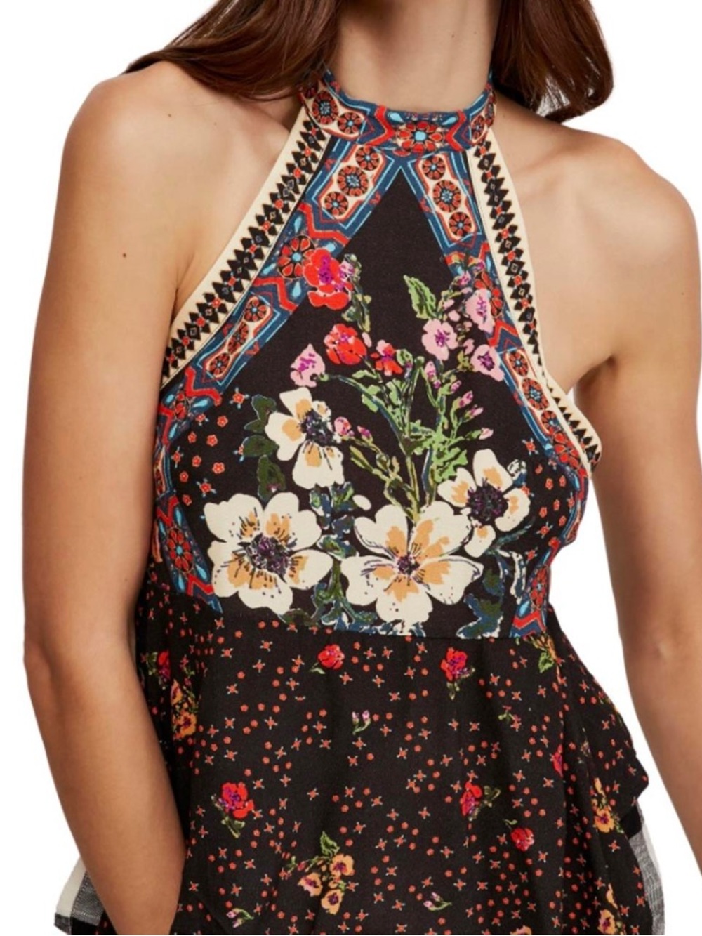 Free People New Wave Halter Tank Top